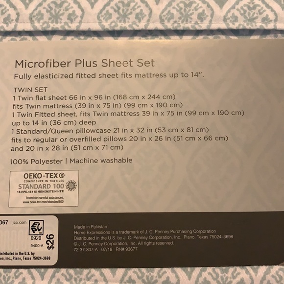 Twin sheet set - Picture 3 of 5